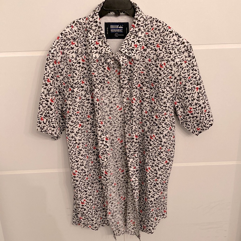 Mens button down polo